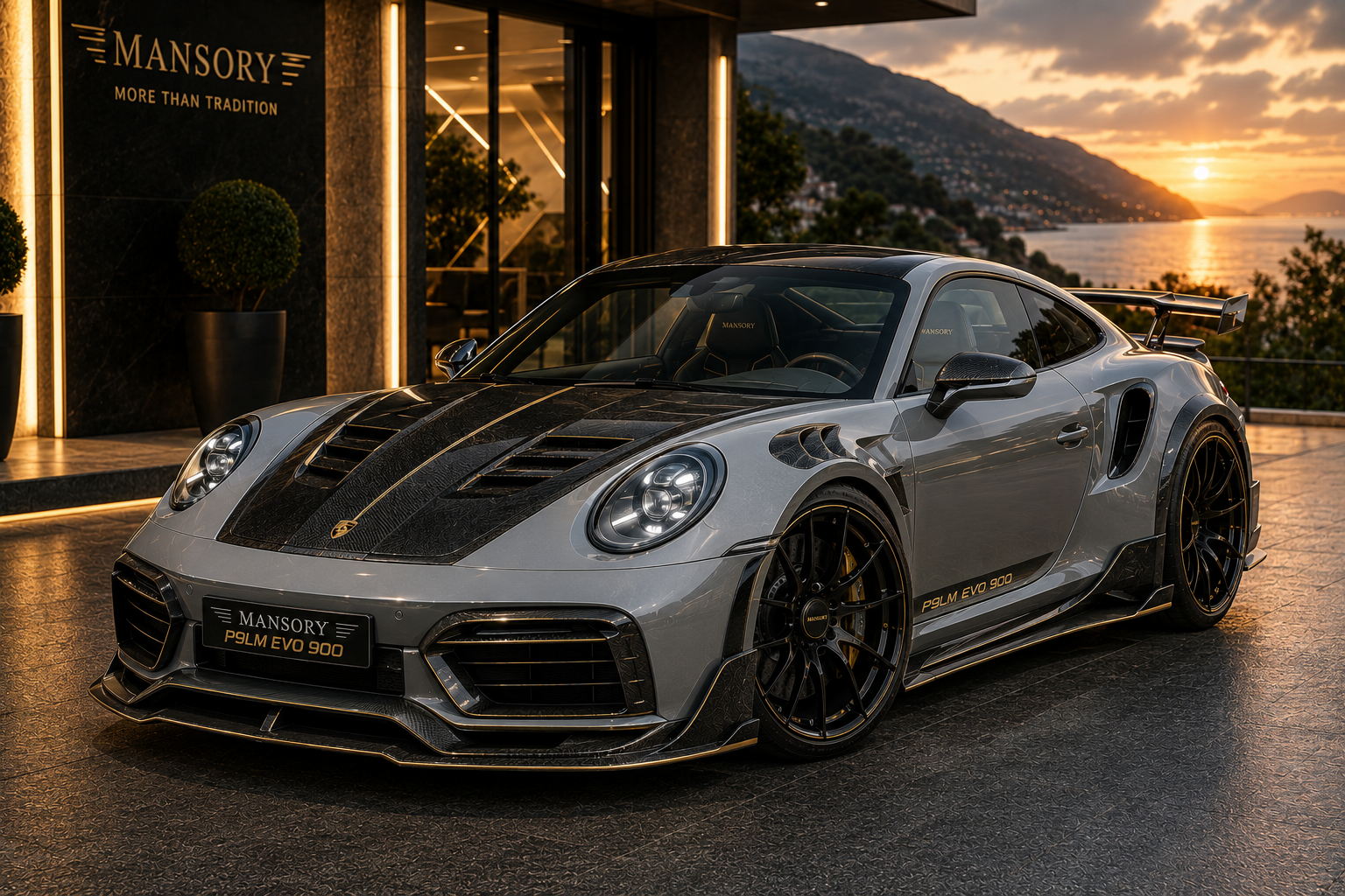 Porsche 911 Turbo S Cabriolet Mansory P9LM Evo 900
